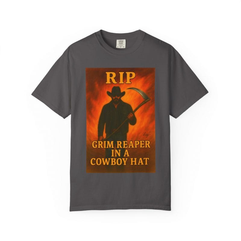 Rip Wheeler T-Shirt – Grim Reaper in a Cowboy Hat - Image 31