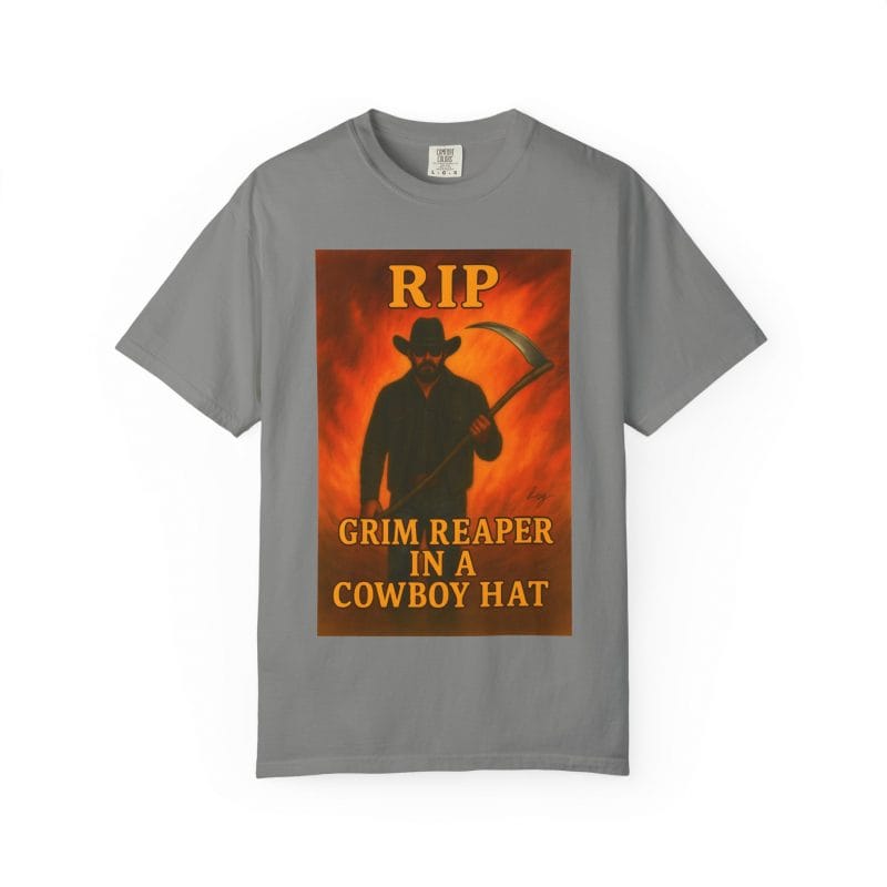 Rip Wheeler T-Shirt – Grim Reaper in a Cowboy Hat - Image 25
