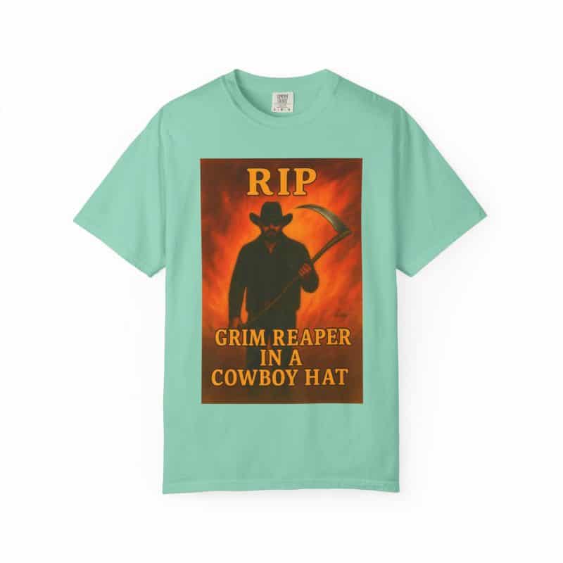 Rip Wheeler T-Shirt – Grim Reaper in a Cowboy Hat - Image 19