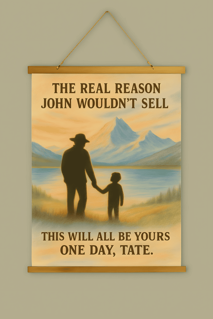 John Dutton Decor Wood Topped Wall Tapestry