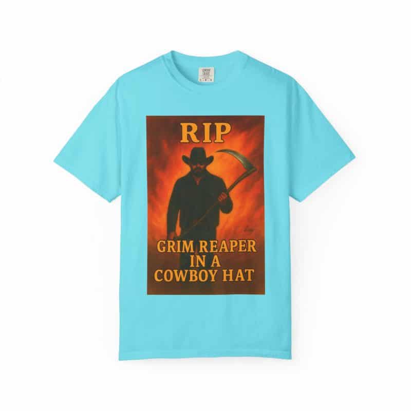 Rip Wheeler T-Shirt – Grim Reaper in a Cowboy Hat - Image 22