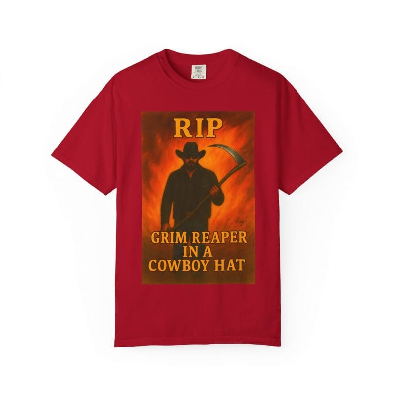 Rip Wheeler T-Shirt – Grim Reaper in a Cowboy Hat - Image 43