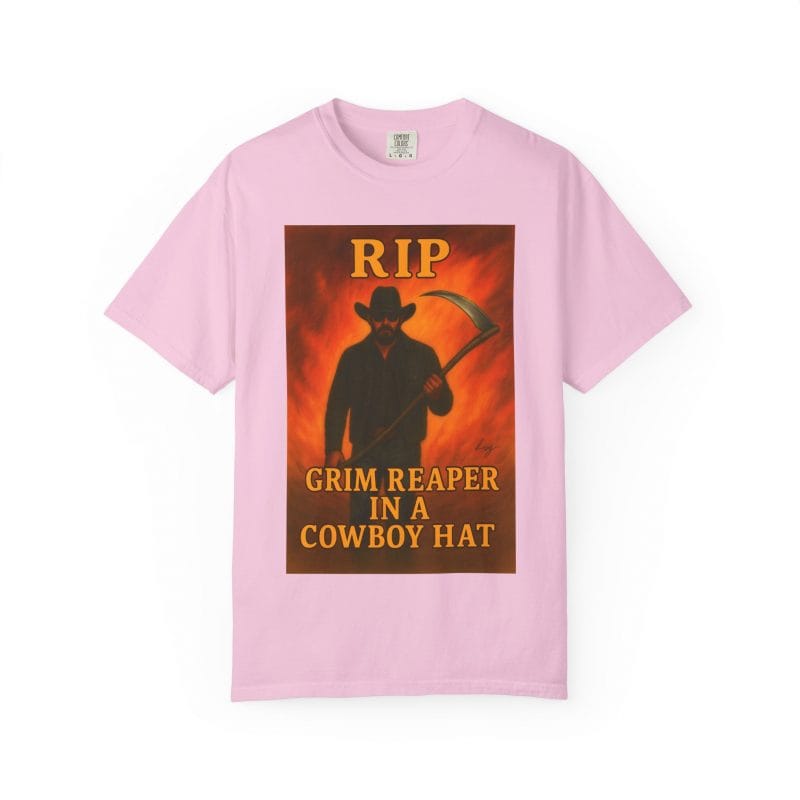 Rip Wheeler T-Shirt – Grim Reaper in a Cowboy Hat - Image 40