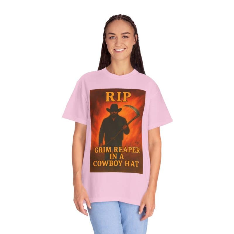 Rip Wheeler T-Shirt – Grim Reaper in a Cowboy Hat - Image 42