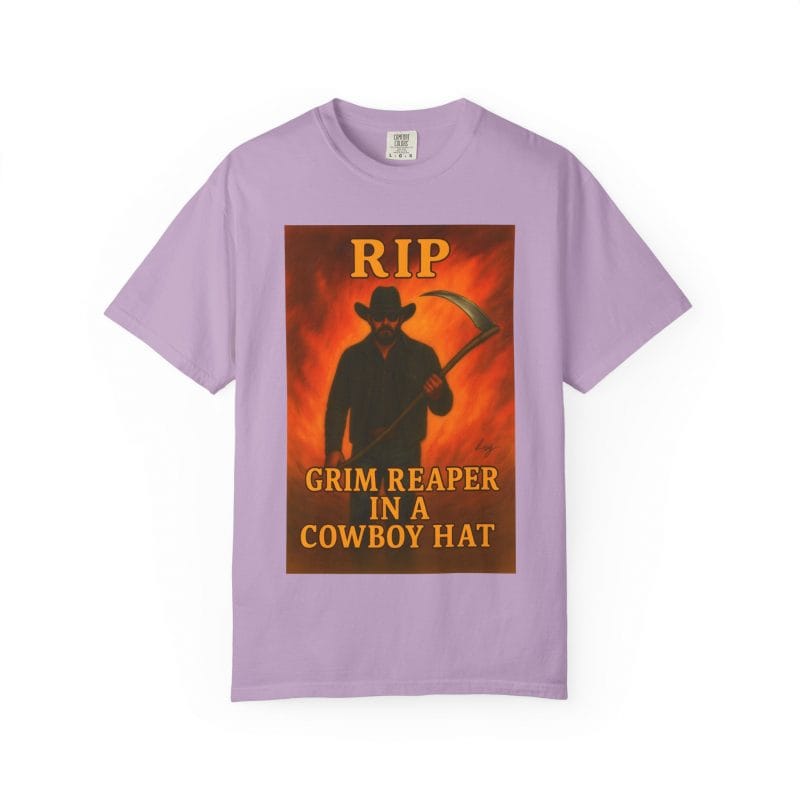 Rip Wheeler T-Shirt – Grim Reaper in a Cowboy Hat - Image 37